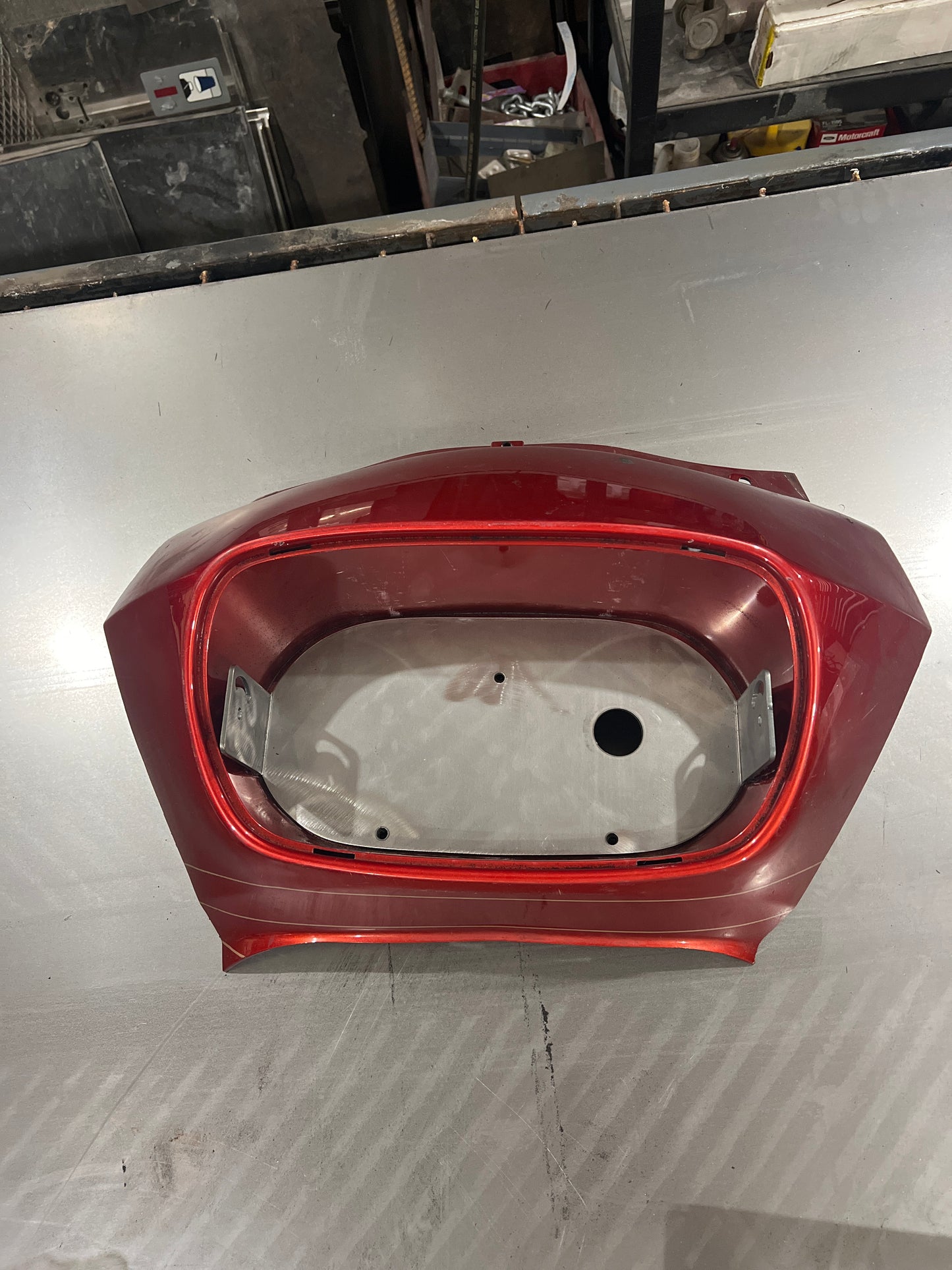 99-13 Harley Road Glide Headlight dual 7inch round bracket.
